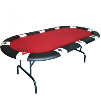 Oval poker table can be customized