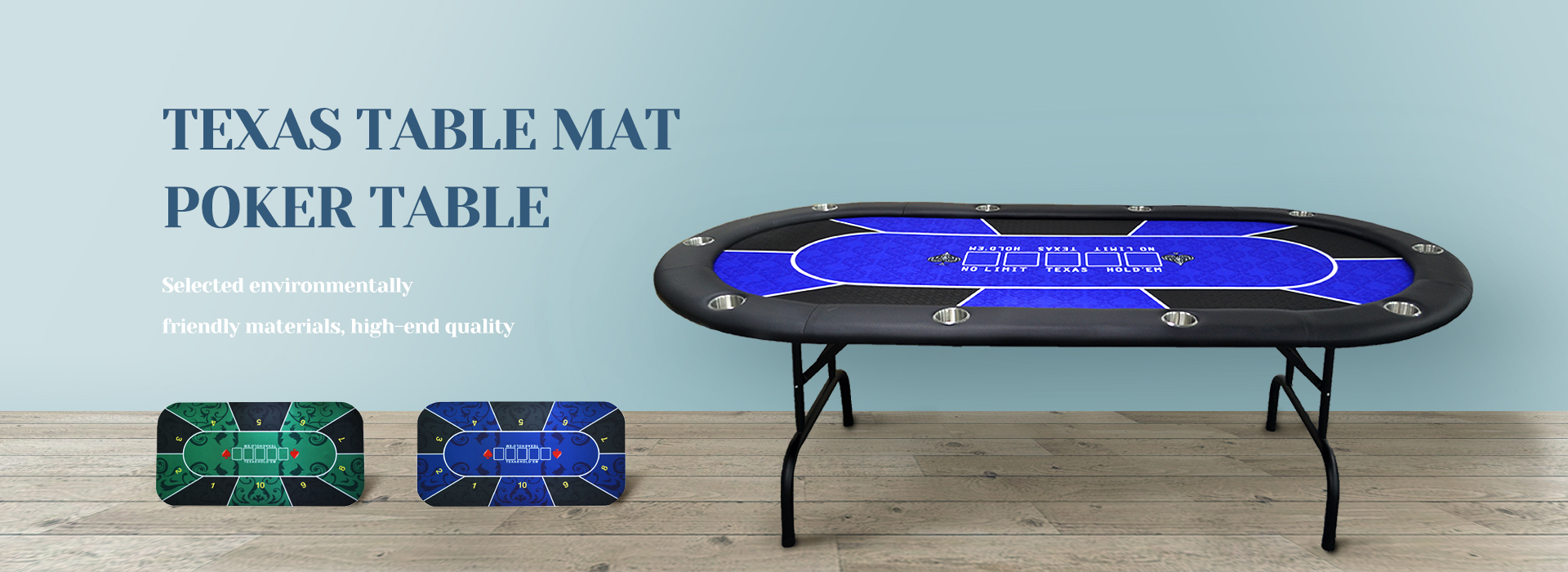 Poker Table and Mat