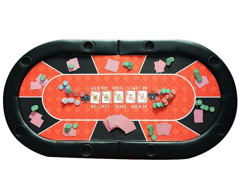 No Limit Texas Hold'em Casino Table Foldable