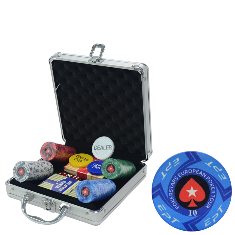 New product launched: poker chip set with tin box